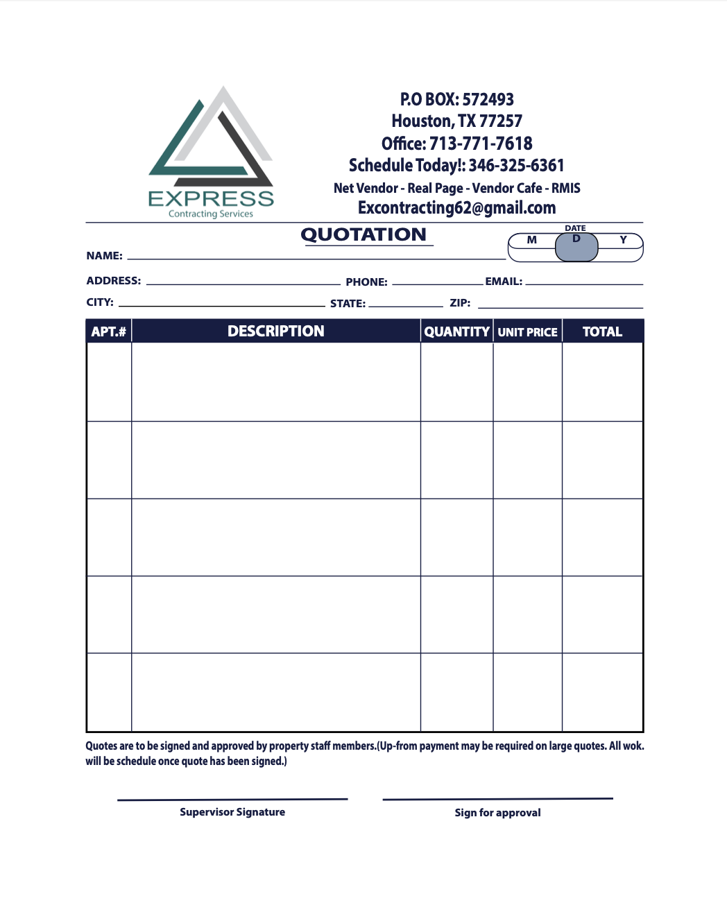 Express Contracting Services